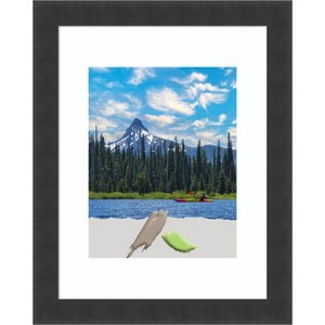 Amanti Art Mezzanotte Black Wood Picture Frame - 1 of 4
