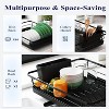 Attop Dish Drying Rack for Kitchen Counter, Stainless Steel Sink Organization and Storage Essentials with Cutlery Holder Black - 2 of 4
