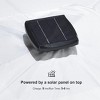 PURPLE LEAF 10x10 Ft Cantilever Umbrella Square Solar Powered LED Outdoor Patio Umbrella with 360°Rotation Adjustable With Base - 3 of 4