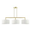 Livex Lighting Meridian 3 - Light Chandelier in  Satin Brass - 2 of 3