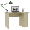 vidaXL Desk White 43.3"x23.6"x28.7" Engineered Wood - 3 of 4