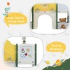 Kids Slide Playset Structure 9 in 1, Freestanding Spaceship Set with Slide and Basketball Hoop for Toddlers, Kids Climbers Playground - 4 of 4