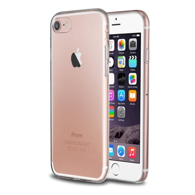 INSTEN Clear Ultra Slim Thin TPU Protective Case compatible with Apple iPhone