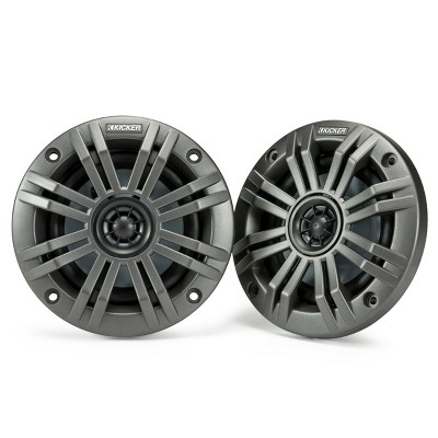 Kicker 45KM44 4" 4-Ohm Marine Coaxial Speakers - Pair