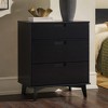 Mid-Century Modern Solid Wood 3-Drawer Dresser ¨C Black - 2 of 4