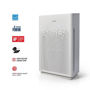 Winix AM90 4 Stage True HEPA Air Purifier with Wi-Fi and Plasma Wave Technology: CADR & Energy Star Certified, 300-900 sq. ft. - 1 of 4