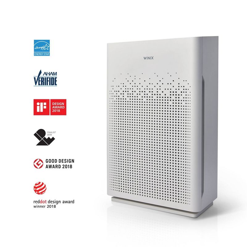 Winix AM90 4 Stage True HEPA Air Purifier with Wi-Fi and Plasma Wave Technology, 1 of 9