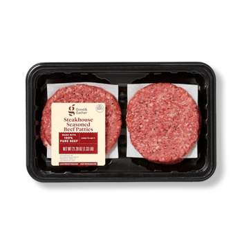 Steakhouse Seasoned Tavern Beef Patties - 1.33lbs - Good & Gather™