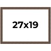 PosterPalooza | Elegant Brown Picture Frame - UV Acrylic, Backing Board, Hanging Hardware Included - 2 of 4