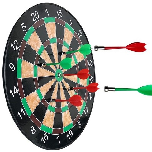 Insten Small Magnetic Dart Board Game With 6 Darts, Toy Gifts For Children  And Kids, 11.5 In : Target