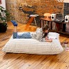 Jaxx Pillow Saxx 5.5-Foot Faux Fur - Luxuriously Soft Bean Bag Floor Pillow and Lounger, Mondo Ivory - 2 of 4
