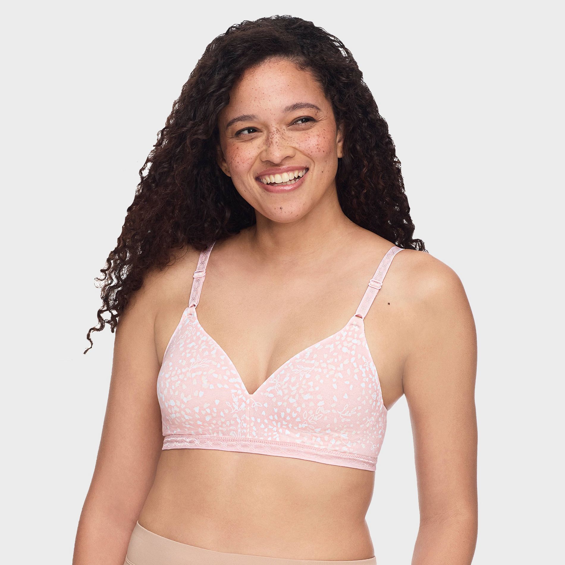 Warners Women's Supersoft Wirefree Full Coverage Bra - Blush