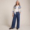Lands' End Women's Lofty Birdseye Fair Isle Cardigan Sweater - 4 of 4