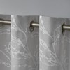 Kilberry Woven Blackout Grommet Top Window Curtain Panel Pair Exclusive Home - 3 of 4