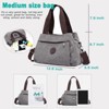 FATMOON Hobo Handbags:Canvas Crossbody Bag with Multi-Compartment Design for Women, Medium Satchel with Vintage Charm - 3 of 4