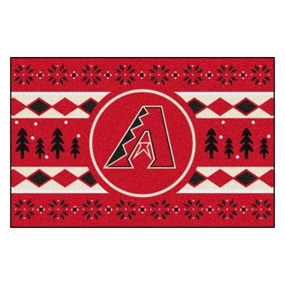 MLB Arizona Diamondbacks 19"x30" Holiday Sweater Rug