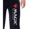 Magic: The Gathering Men's Card Game Title Sleep Jogger Pajama Pants Black - 2 of 4