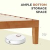 Lyngins Solid Wood Platform Bed Frame, Industrial Beds with Headboard, Storage Bed with 12" Under-Bed Space, Noise-Free Bed Frame for Bedroom - 3 of 4