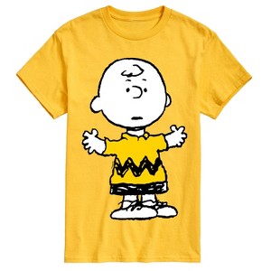 Men's - Peanuts - Charlie Brown Standing- Men's Short Sleeve Graphic T-Shirt Short Sleeve Graphic T-Shirt - 1 of 4