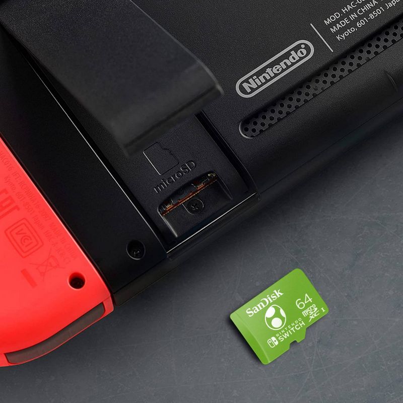 SanDisk 64GB microSDXC UHS-1 for Nintendo Switch Yoshi, 5 of 7