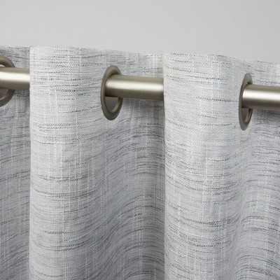 Burke Dark Gray 96"x52" Blackout Polyester Window Panels