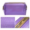 Unique Bargains Travel Toiletry Bag Makeup Bag Organizer Toiletry Organizer Travel Cosmetic Bag Waterproof PVC 1PC - 3 of 4