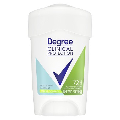 Degree Clinical Protection Antiperspirant Deodorant Stress Control, 1.7 oz