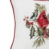 C&F Home Cardinal Duo Berry Botanical Pillow - 2 of 4