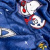 Silver Buffalo Peanuts Snoopy and Woodstock In Space Fleece Throw Blanket | 45 x 60 Inches - 2 of 4