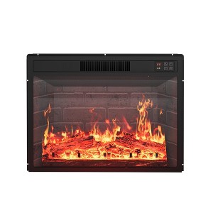 Garvee 23 Inch Recessed Fireplace, Wall Mounted, Ultra Thin, 12 Flame Colors,Quiet Operation, for Living Room, Bedroom, Home Decor - 1 of 4