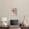 Art Remedy Doll Memories - Secret Green Floral Colorful Pastel Abstracts Framed - 2 of 4