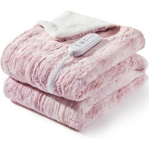 Tie Dye Electric Blanket, Soft Washable Electric Blanket, Heating Blanket for Bedding, With 5 Heat Settings - 1 of 4