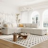 L-Shaped Sofa with Storage, USB Ports, & Cup Holders - Perfect for Living & Work Spaces - 2 of 4