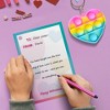 Fun Little Toys 28 Count Mini Pop It Keychain Party Favors, Pink, Yellow, Blue - 4 of 4