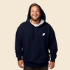 Dalix Embroidered Ghost Hoodie Soft Fleece Hood Sweatshirt Mens - 3 of 4