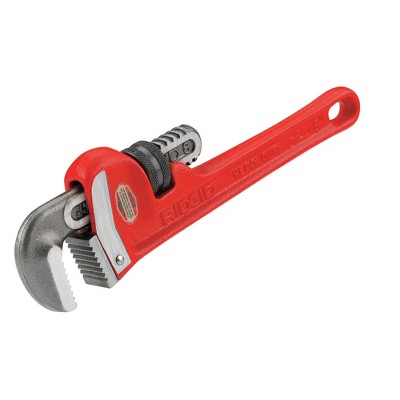 Ridgid 8 Cast-Iron 1 in. Jaw Capacity 8 in. Long Straight Pipe Wrench
