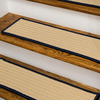 Colonial Mills Seville Stair Treads - Navy 8"x28" (SET 7)