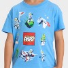 Toddler Boys' LEGO® Short Sleeve Graphic T-Shirt - Blue - 2 of 4