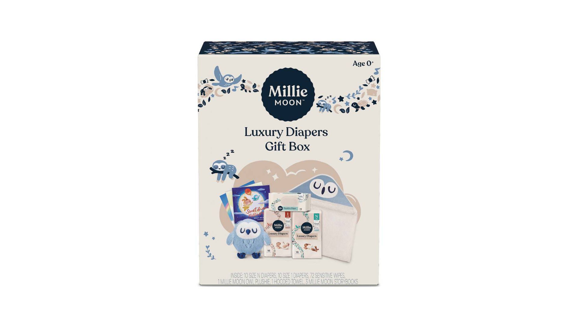 Millie Moon Luxury Disposable Diapers Gift Box - 20ct