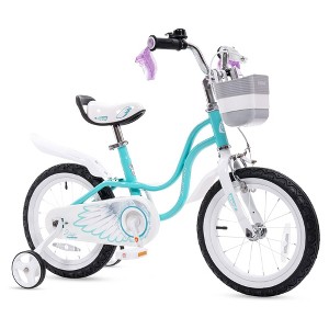 RoyalBaby Princess Girl Kids Bicycle with Training Wheels - 1 of 4