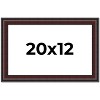 PosterPalooza | Linear Brown Picture Frame - UV Acrylic, Backing Board, Hanging Hardware Included - 2 of 4