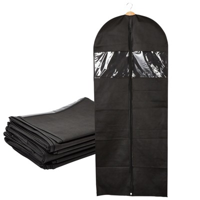 Hanging Garment Bags for Closet Storage with Window (Grey