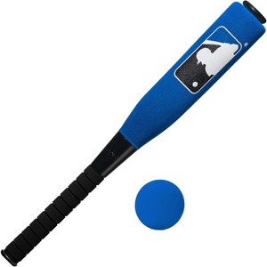 Franklin Official MLB Kids Foam Baseball Bat & Ball Set Indoor/Outdoor Soft Foam Baseball Bats for Kids Toddlers  Jumbo Barrels - 24" - 1 of 4