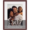 PosterPalooza | Brown Frame with White Photo Mat, UV Acrylic Front, Foam Board Backing, 60 Sizes Available - 2 of 4