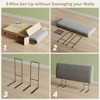 Pinmoco Adjustable Headboard, Ergonomic Upholstered Foam Headboard - 3 of 4
