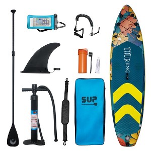 10'6" x 33" x 6" Inflatable Stand Up Paddle Board, Inflatable Paddle Board with Premium Sup Accessories - 1 of 4