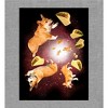 Corgis & Tacos In Space Long Sleeve Adult Hooded Sweatshirt - image 2 of 2