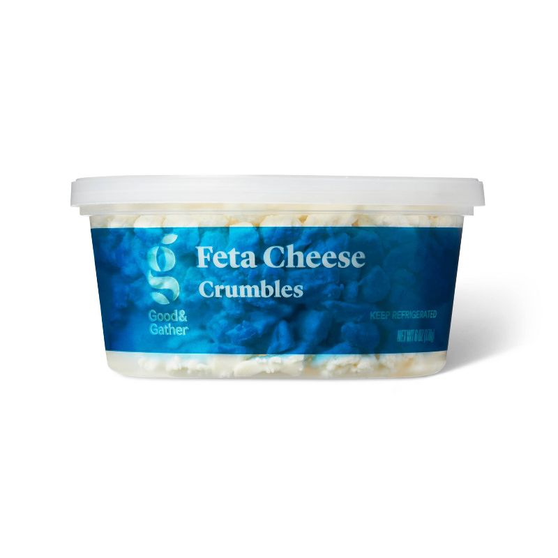 Feta Cheese Crumbles - 6oz - Good &#38; Gather&#8482;, 1 of 4