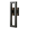 LamQee Black LED Wall Sconce Outdoor Large Modern Exterior Light Fixture Outside Lighting Sleek Dual Rectangle Indoor Light - 4 of 4