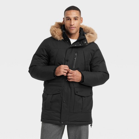 Hawke & Co. Men's BLACK Insulated Pro 2024 Performance Heavyweight Parka